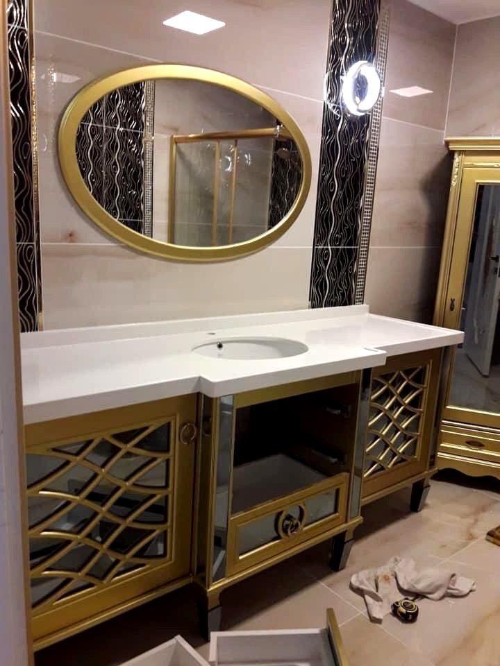 Granit ve banyo tezgahı uygulaması
